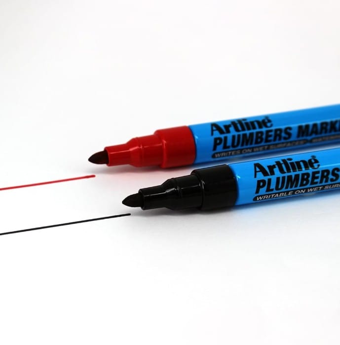 ปากกาเคมีช่างประปา ARTLINE EKPR-PLM หัวกลม 1.5 มม. สีดำ_5